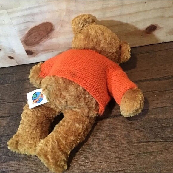 Plushland 2000 March of Dimes Florida Gators Bean Bag Bear w/ Sweater Vintage - Picture 2 of 3